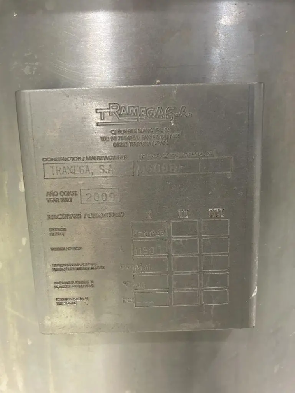 Cuve inox 1150 litres avec agitation - référence : c11657_1