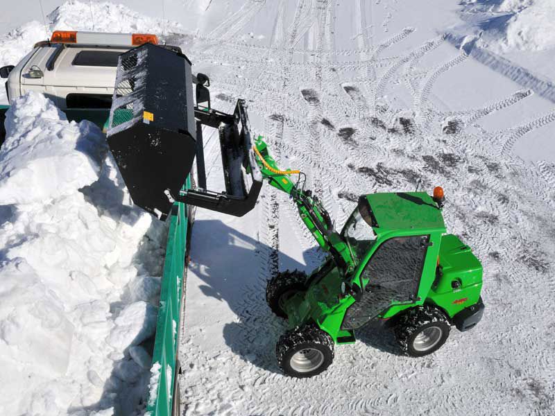 Godet à basculement xl - avant tecno - capacité : 720 à 900 l_1