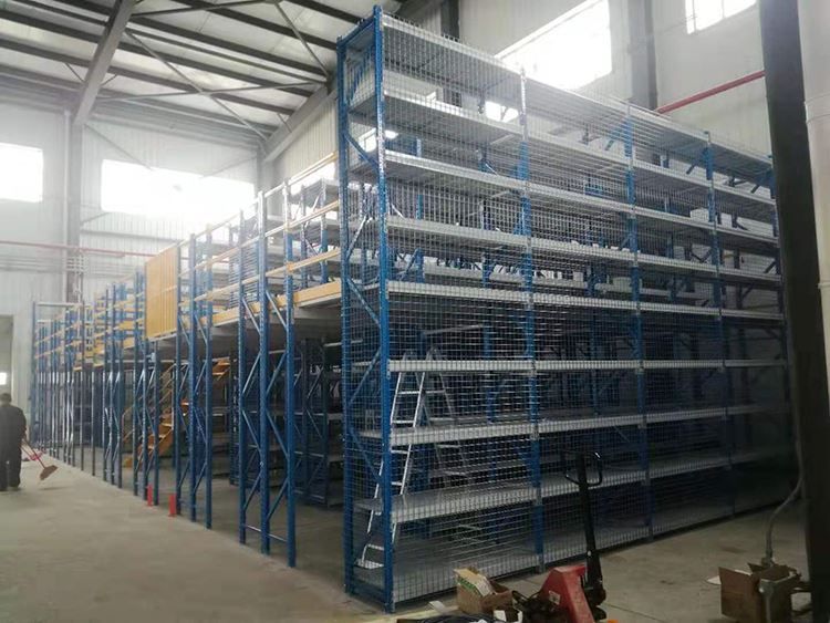 Mezzanine industrielle - Guangzhou Eco Commercial Equipment - capacité 300 kg/m² ou personnalisée - structure en acier pour entrepôts multi-niveaux_1