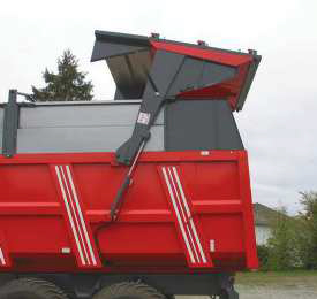Remorque monocoque 15T - Benne 5,5x2,2 m - Volume 12-17,5 m³_1