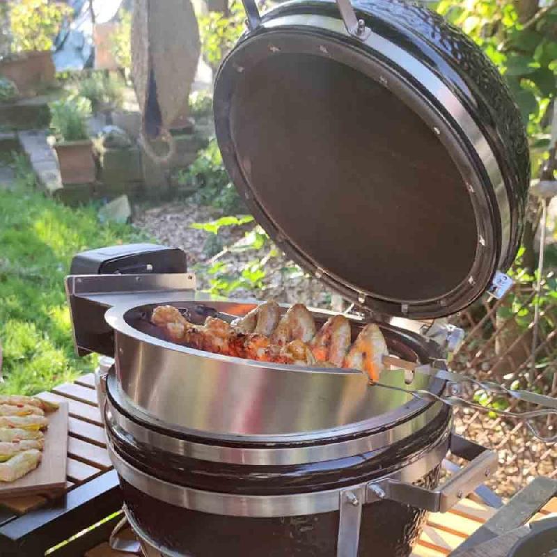 Set de rôtissoire pour barbecue Kamado Monolith ICON et JUNIOR | Planet Outdoor_1