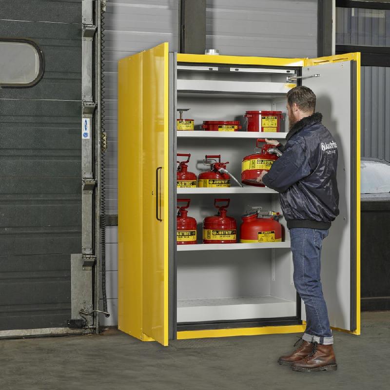 Armoire de sécurité type 90 EN 14470-1 pour inflammables Justrite - 207 x 60 x 60 cm_1