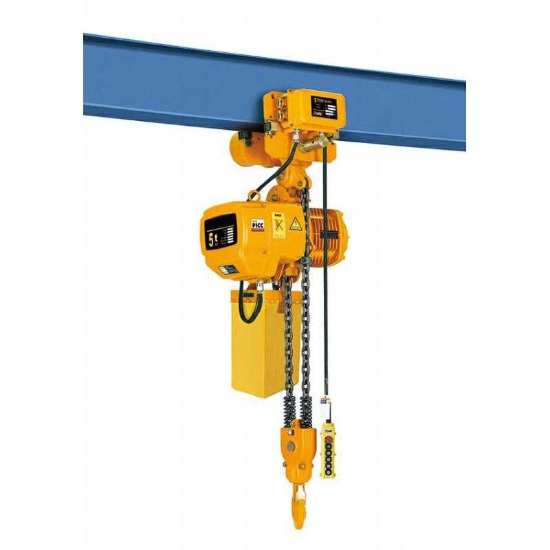 Palan électrique mobile à chaîne TOR HHBD0,2-02T - 2TX18M/380V, 2 tonnes, 18m de hauteur_1