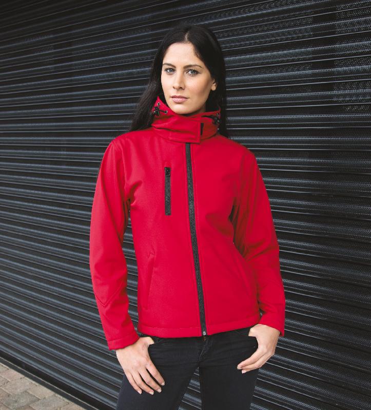 Veste Softshell Capuche Femme TX Performance - Résistante, Imperméable et Respirante - Réf: R230F_1