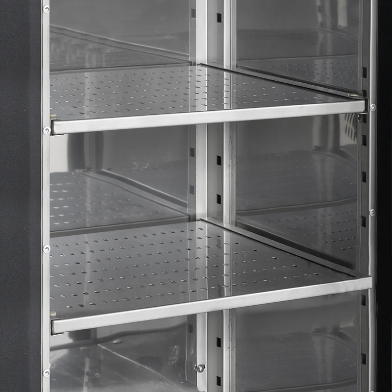 Arrière bar réfrigéré 2 portes CBC210G noir TEFCOLD_1