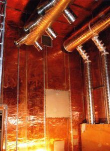 Cages de Faraday EuroMC - blindage cuivre collé et soudé en continu - normes EN50147-1, IEEE-299-1997, MILSTD-285_1