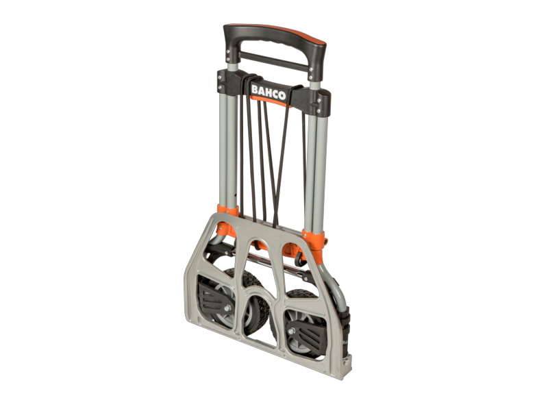 Chariot de transport pliable BAHCO - capacité 120kg - plateau aluminium et roues Ø175mm_1