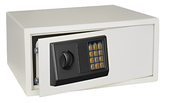 Coffre-fort à poser pour hôtel - Serrure électronique - 23,94L - 12kg_1