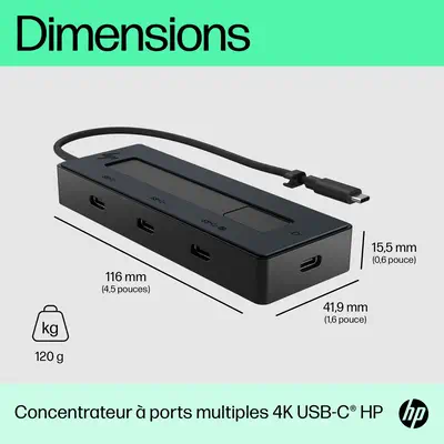 Concentrateur USB-C HP 4K_1