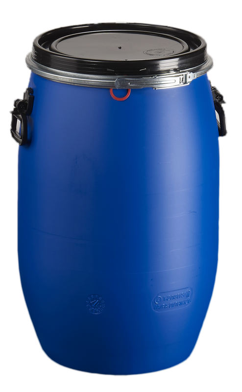 Fût en plastique à ouverture totale de forme cylindrique ou à facette - Capacité 6 L à 220 L_1