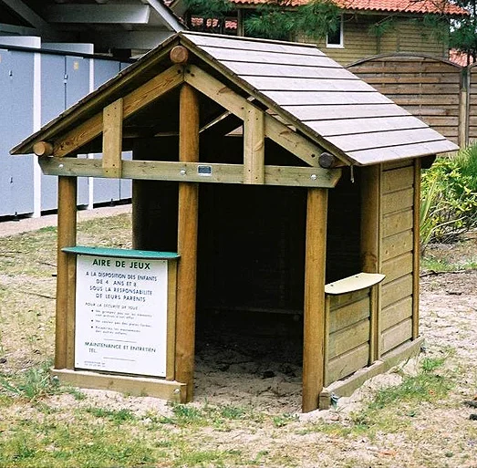 Maisonnette Bois Enfant - cabane pour parc_1
