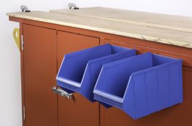 Table aspirante grûtable - Châssis acier laqué, potence réglable, et coffres de rangement intégrés_1