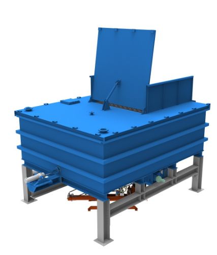 Trémie de réception et de stockage - Serip - en acier inoxydable, galvanisé ou peint - jusqu'à 500 m³_1