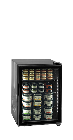 Armoire réfrigérée négative vitrée spéciale caviar - 81 L | Tefcold - UR90G_1