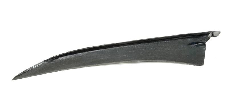 Faux courbé - Manche 1m50 en acier avec poignées réglables - Lames acier forgé diamant 45cm et 65cm - Depypere_1