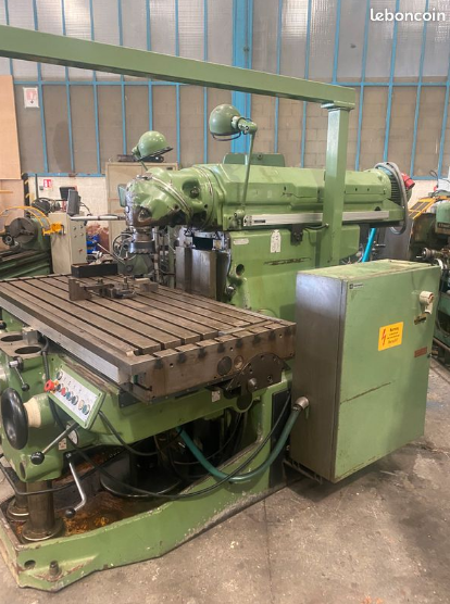 Fraiseuse Huron MU55 - Broche SA 50 - Table 1635x700 mm - Courses 1300x1000x550 mm - Conventionnelle - Occasion_1