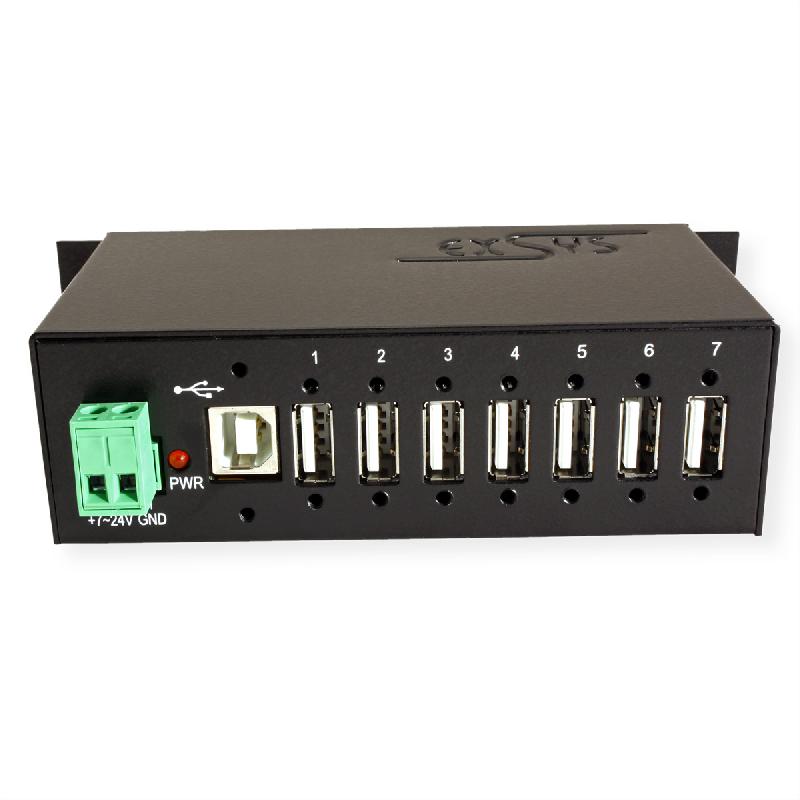 EXSYS EX-1177HMV Hub métal USB 2.0, 7 ports_1