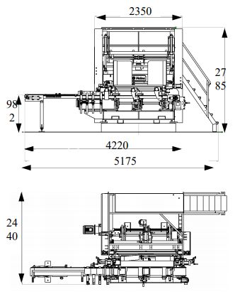 Liaison entre 2 cloueuses - Machine pour palettes - Platon - 1500 kg - Chaînes à double motorisation_1