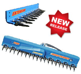 Taille-haie hydraulique AugerTorque - Pour porteurs de 1,5 à 8T - Longueur de coupe 1,5m - Dents remplaçables_1