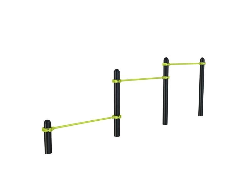 Triple barre basse - Gamme Street Workout DAMAPRO_0