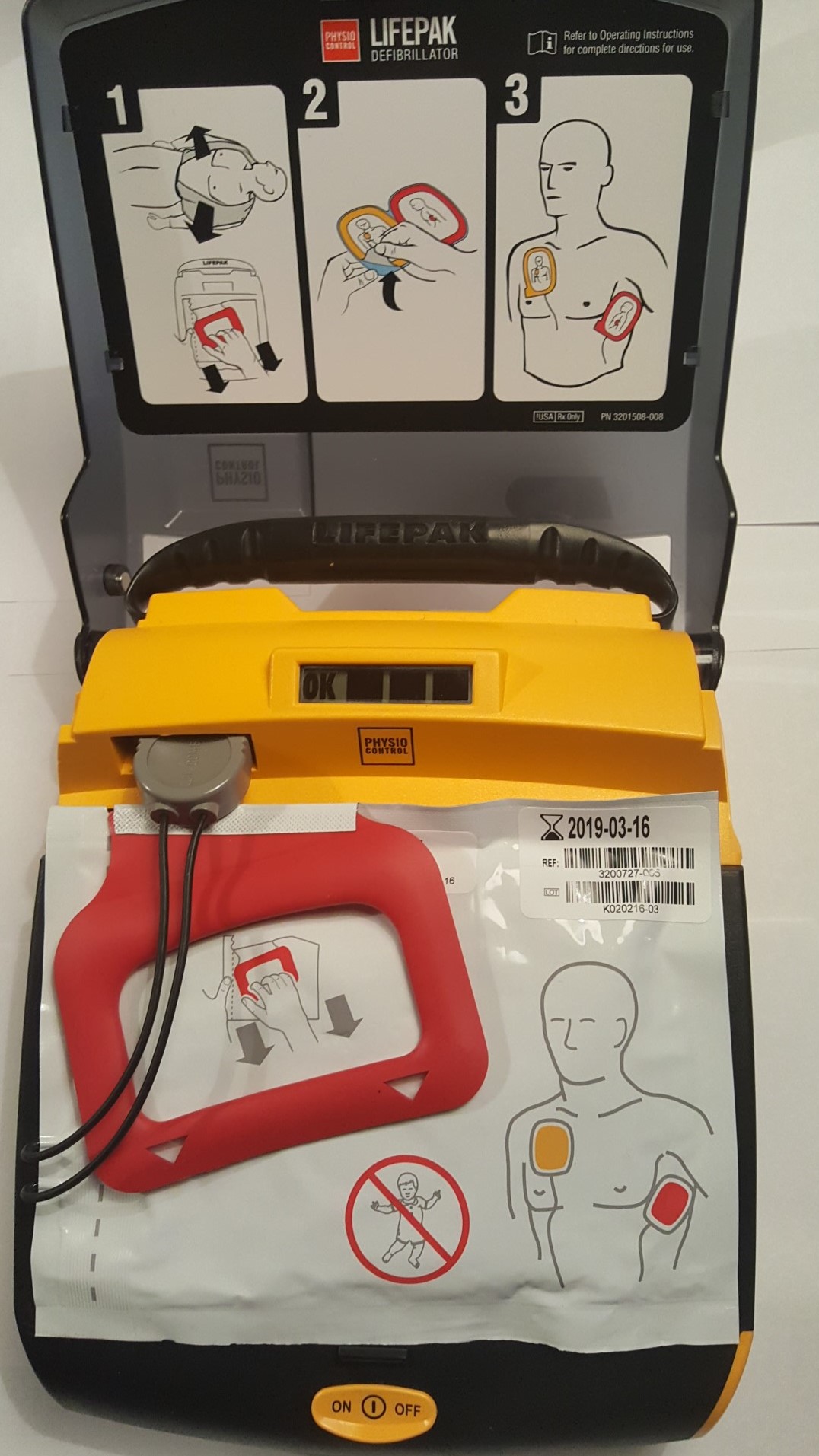 Défibrillateur Medtronic DAE Lifepak CR Plus - Energie de 360 Joules - Guide vocal et visuel lumineux_1