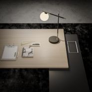 Entry - bureaux de direction - design R&S Prof - plateau en bois avec options mélamine, laqué extra mat ou Fenix NTM®_1