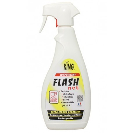 Flash'net degraissant surpuissant haccp toutes surfaces ph13 king vapo de 750ml_1
