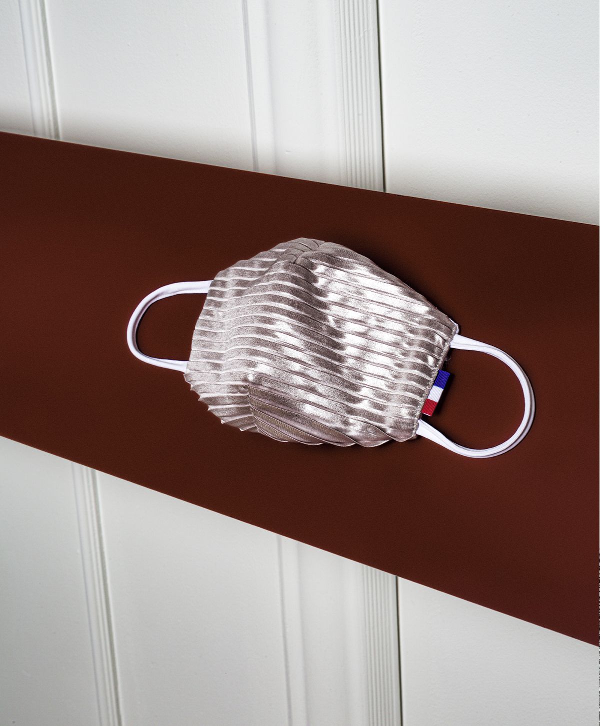 Masque barrière grand public - Pink Dreams - couleur rose pâle - modèle mixte et lavable_1