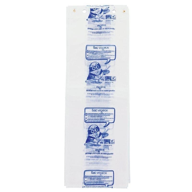 Sacs liasses pains coupés N°4 - décor bleu - 16x45+5cm - par 200 - biosourcé, biodégradable et compostable_1