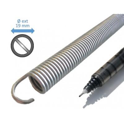 Ressort pour porte de garage basculante - Type A - Diamètre 19 mm - Longueur 355 à 800 mm_1