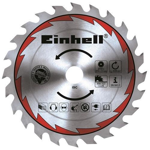 Scie circulaire de table 1200 W - TE-CS 165 - réglages sans outil, lame CT haut de gamme, rail-guide Einhell_1