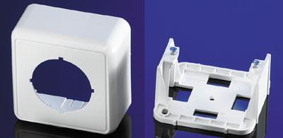 TELEGÄRTNER Boîtier pour AMJ45 blanc alpin, (D+F)_1