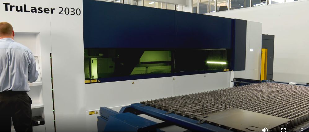 Équipement de découpe laser TruLaser 2030 fiber avec stratégie mono-tête