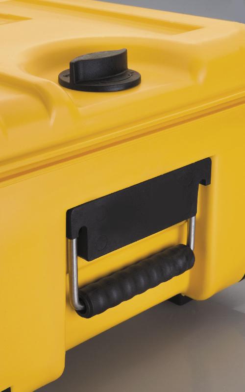 Conteneur isotherme rigide Thermotrans 17 L jaune - Lacor - pour transport alimentaire_1