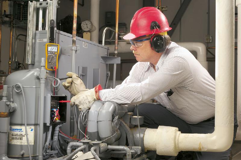 FL116 - Multimètre numérique portable TRMS AC avec mesure de température et µA - Idéal pour HVAC_1
