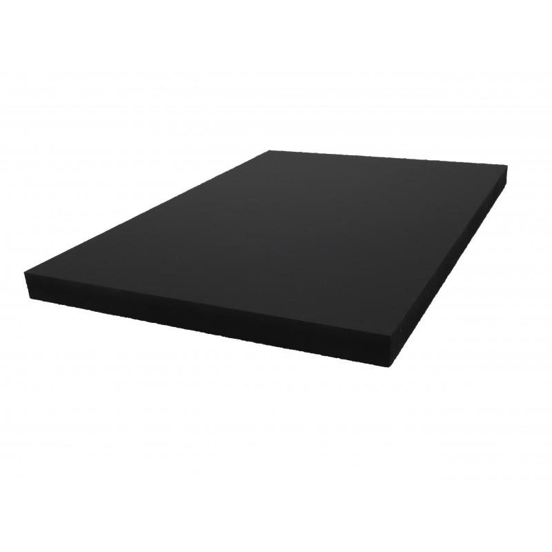 Panneau fibre composite plat et lisse - Noir - 2 coloris - Épaisseur 10 mm - Largeur 122 cm - Longueur 250 cm - Surface couverte 3.05 m²_1