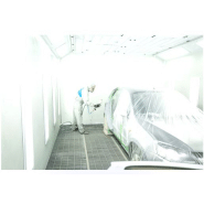 Cabine de peinture automobile VL & VU - évolutive 7 - dimensions 7x4x2.7m - ventilation verticale ou horizontale_1