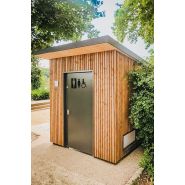 Toilette publique extérieure monopente_2