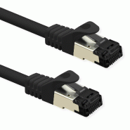 VALUE Cordon S/FTP (PiMF) Cat.8 (Classe I), fils tressés, LSOH, noir, 3 m_1