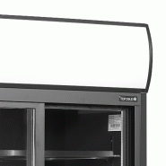 Vitrine réfrigérée noire Noir RAL9005 - 462 L | Tefcold - FSC891SBlack_1