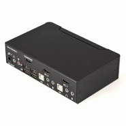 Commutateur KVM HDMI USB 2 ports avec audio et concentrateur USB 2.0_1