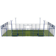 Court de padel 'VISION' - cadre construit avec un tube de 40 x 40 x 2 mm - installation fixe ou temporaire_1