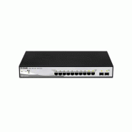 D-Link DGS-1210-10 Géré L2 Gigabit Ethernet (10/100/1000) 1U Noir, Gris_1