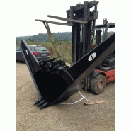 Équipement de terrassement : godet trapèze mécanique