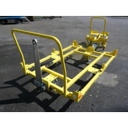 Remorque industrielle avec base roulante - Capacité 1T - MILOCO 3413_1