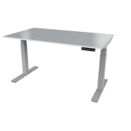 Bureau assis-debout électrique, idéal pour les manutentions à la bonne hauteur - YOURDESK INOX_1