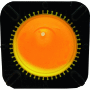 Cône de balisage lesté PVC - 450 / Orange/Noir_1