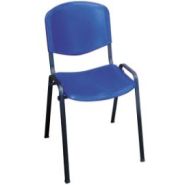 Chaise empilable ISO TISSU résille polypro bois - Buff'hyeres Collectivités_1