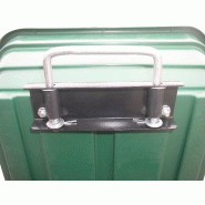 Chariot benne basculante - 250kg - 4 roues gonflables - Poignée auto-basculante - Référence 871305_1