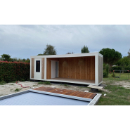 Container pool house avec équipement électrique standard, disponible en plusieurs finitions - Easybox Pool House_1